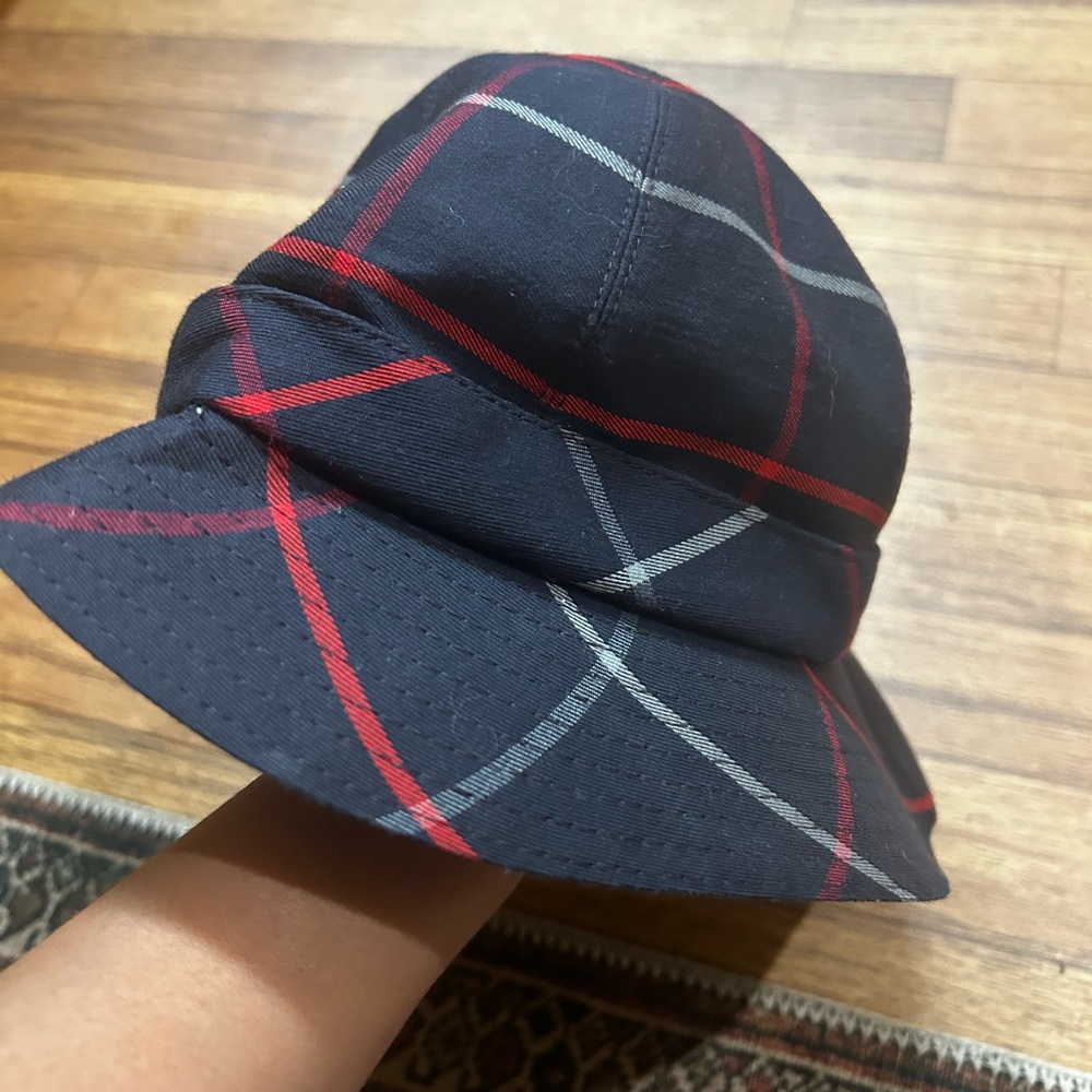 Vintage Burberry Crusher Men’s Hat! Made in England! Burberry - Picture 7 of 12